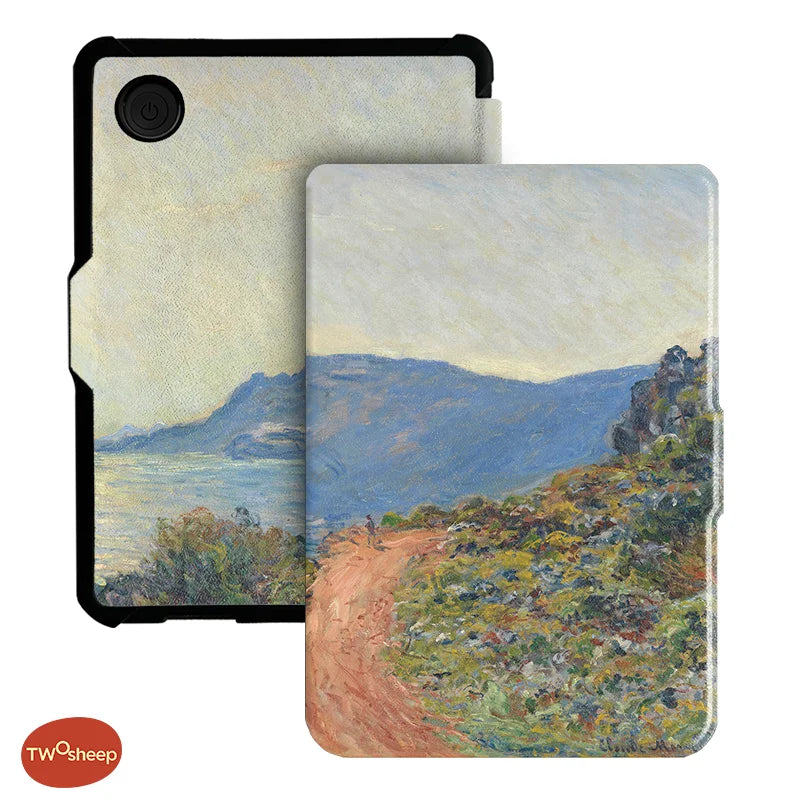 Twosheep For Kobo Clara Colour BW Protective cover 6-inch Auto Sleep Wake function E-book Case with painted patterns