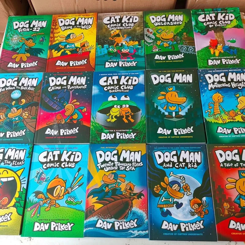 Hardcover (Dog Man): Blockbusting Full-Colour Graphic Novel International Author Dav Pilkey Random 3 books