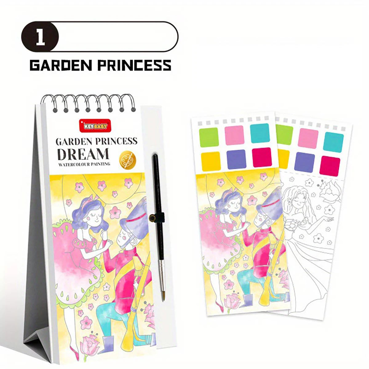 Children's Colouring Book 4-8 years old with colouring pens and paints Painting Skills Enhancement Enlightenment Gifts