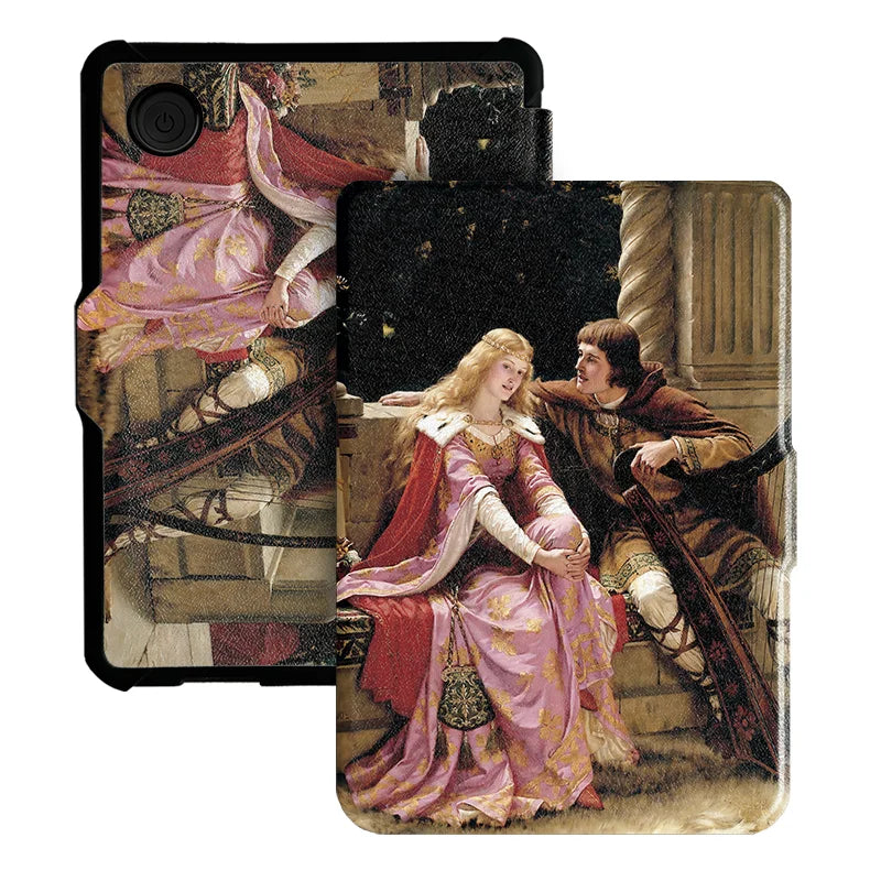 For Kobo Clara Colour BW Protective cover 6-inch Auto Sleep Wake function E-book Case with painted patterns