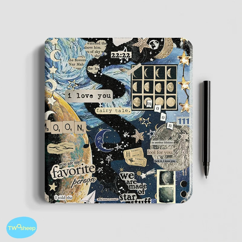 Twosheep for Kobo Libra Colour and Kobo Libra2 Protective cover 7-inch Auto Sleep Wake function E-book Case with patterns