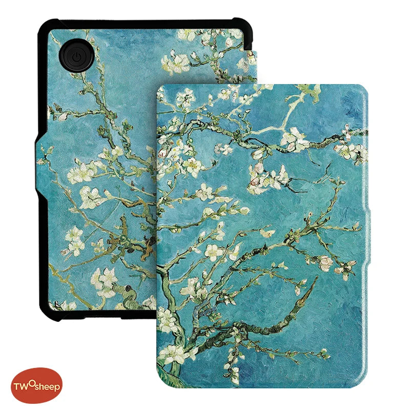 Twosheep For Kobo Clara Colour BW Protective cover 6-inch Auto Sleep Wake function E-book Case with painted patterns
