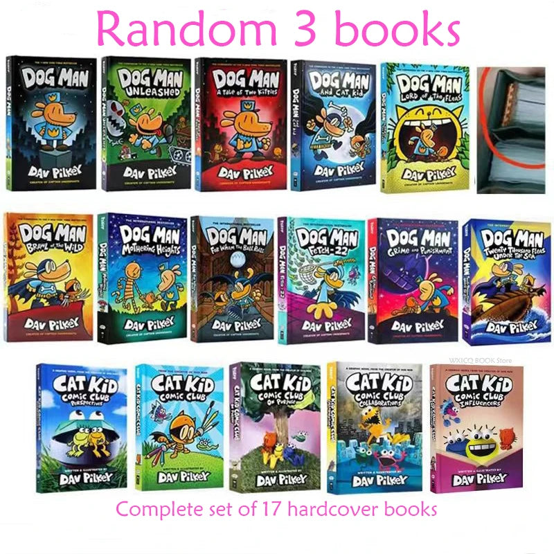 Hardcover (Dog Man): Blockbusting Full-Colour Graphic Novel International Author Dav Pilkey Random 3 books