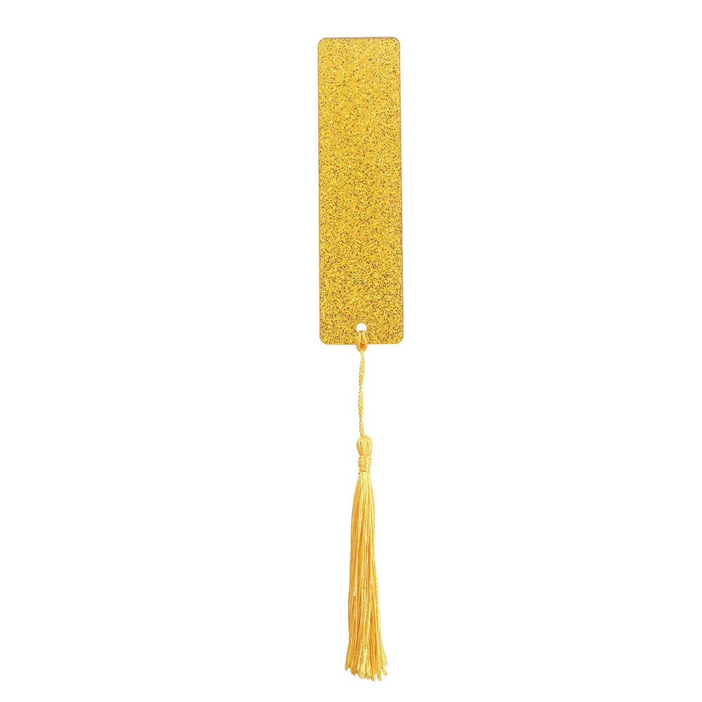 1pcs Colourful Textured Acrylic Bookmarks Beautiful Tassel Bookmarks For Book Lovers Teachers Friends Stationery School Supplies