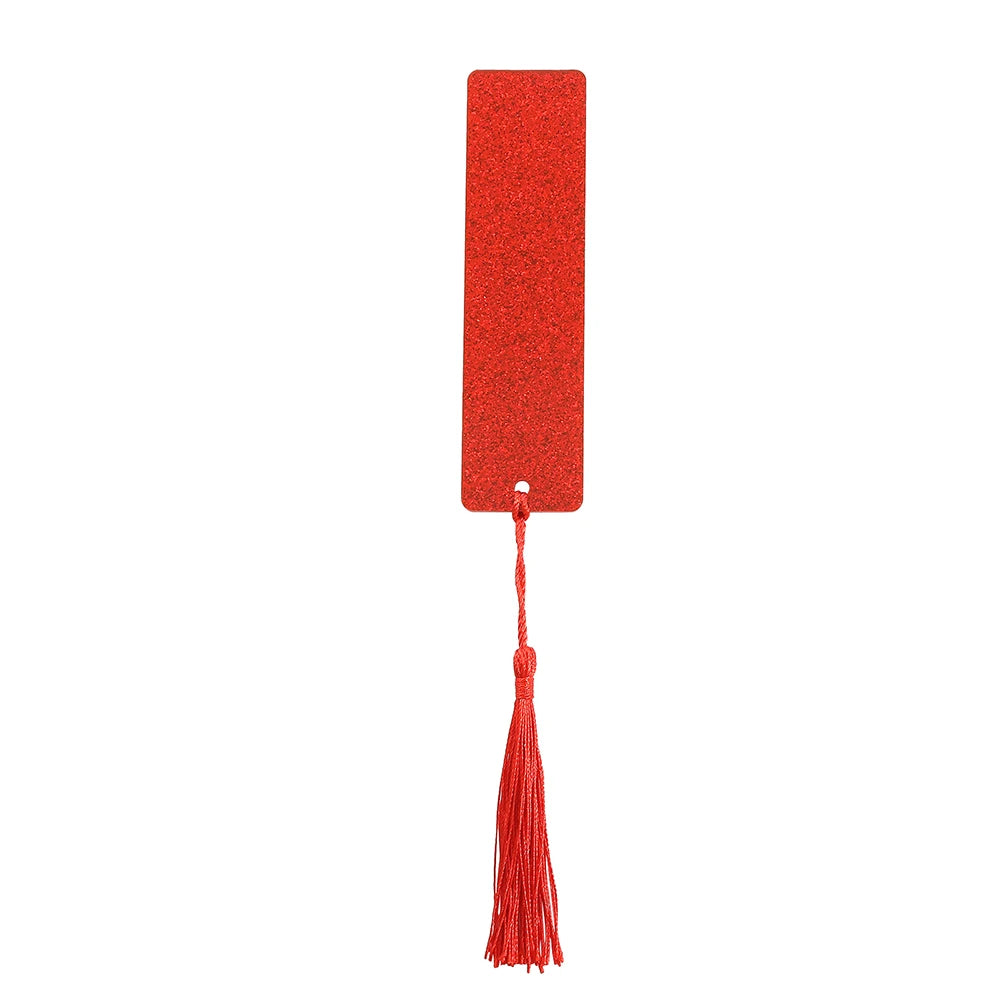 1pcs Colourful Textured Acrylic Bookmarks Beautiful Tassel Bookmarks For Book Lovers Teachers Friends Stationery School Supplies