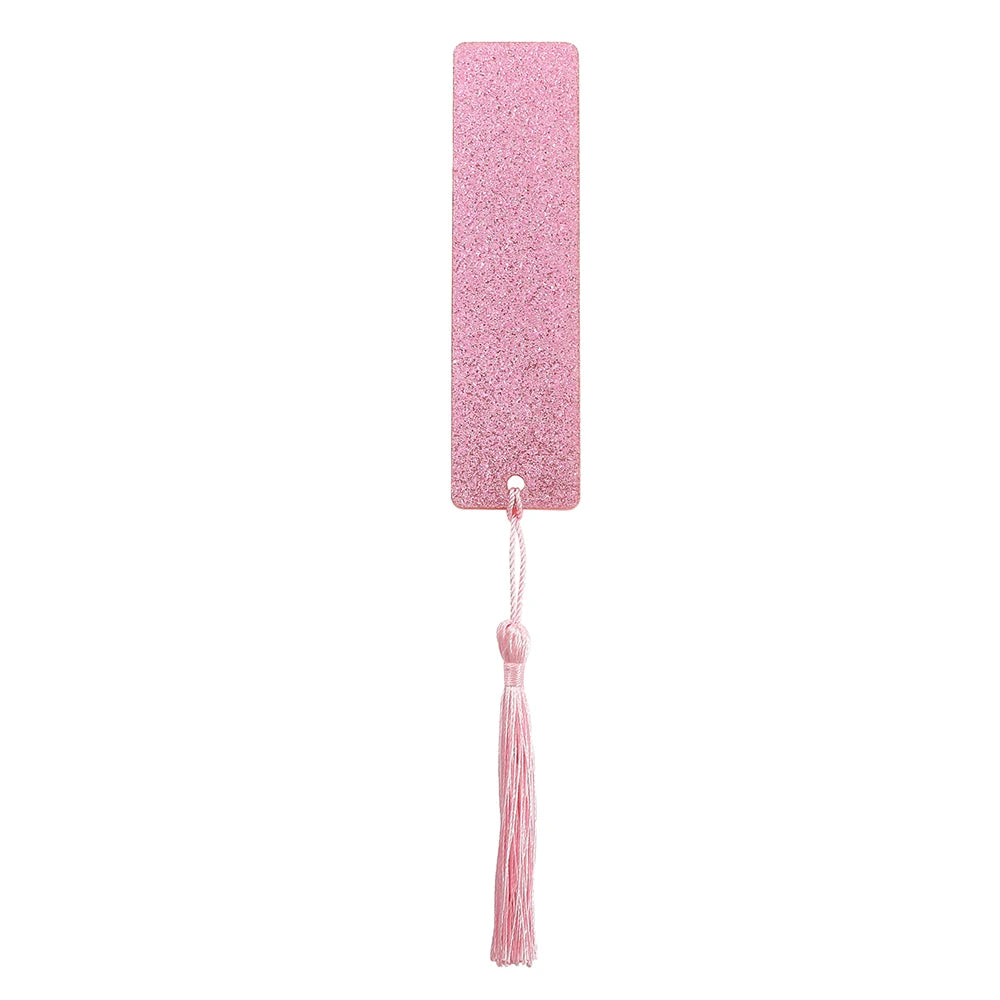 1pcs Colourful Textured Acrylic Bookmarks Beautiful Tassel Bookmarks For Book Lovers Teachers Friends Stationery School Supplies