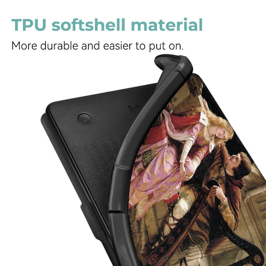 For Kobo Clara Colour BW Protective cover 6-inch Auto Sleep Wake function E-book Case with painted patterns